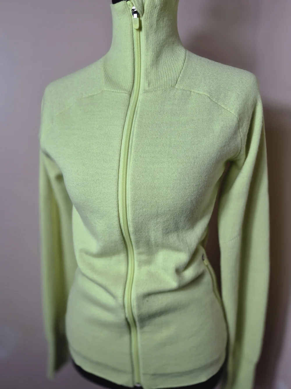 Lululemon Sweat Success Run  Knit Jacket  Florid Flash / Neon
